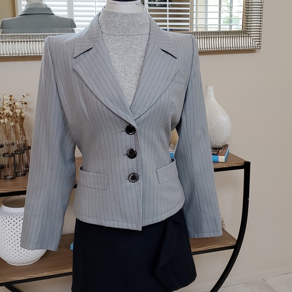 Vintage Yves Saint Laurent striped blazer - Picture 1 of 10
